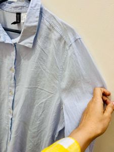 H&amp;m Sky Blue Shirt