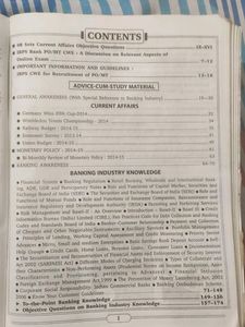 IBPS BANK PO/MT/SO- SELF STUDY, PRACTICE WORK BOOK