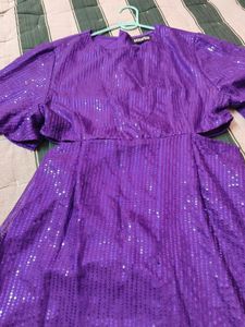 Ssasafars Purple Colour One Piece