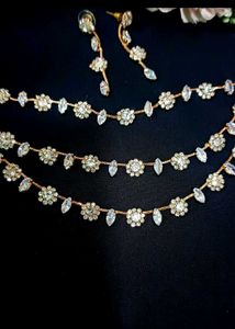 AD Stone Necklace Set