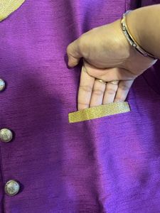 Purple Ethnic Kurta