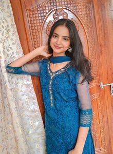 (Size~XL)Blue kurta set🌻
