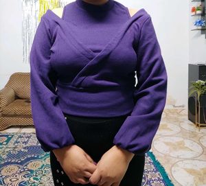 Stylish Purple Top