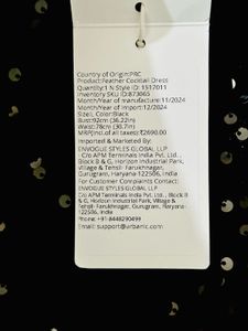 Sparkling Black Party Dress