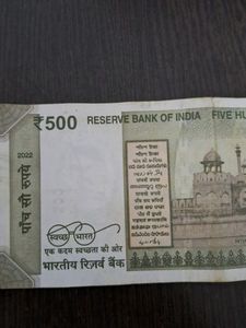 4FA 149444; Rupees 500 Rare Bank Note
