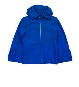 Woman Blue Jacket