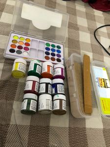 NEW ACRYLIC $ water colors