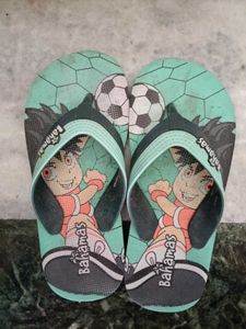 Bahamas Soccer Ball Flip-Flops