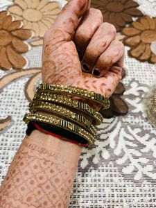 Golden Bangle Set