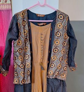 Long Kurti With Jacket