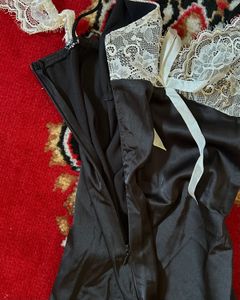 Lulu&amp;Sky Satin Mini Dress