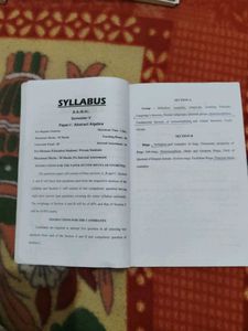 Abstract Algebra - Spectrum 2022-23