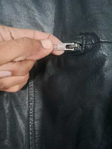 Original Jack &amp; Jones Leather Jacket brand L size