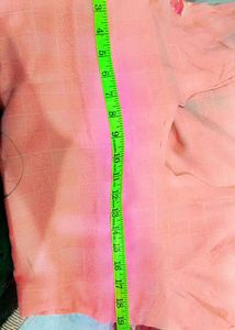 Gorgeous Hand Painted Prach Color 3 Piece Suit Se