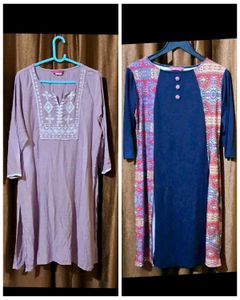 Combo Of 2 KURTI SIZE 44 Inches