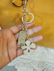 Mustard Yellow Tote Bag with Charm