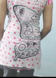 Polka Dot Butterfly Print Top Dress Women Donate