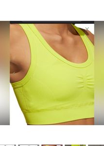 adidasAdidas Lime Green Studio Bra