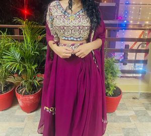 Drapped Skirt Set