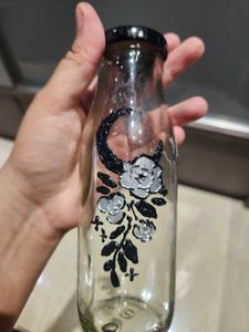Handmade Decorated Glass Bottle