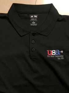 Adidas Black Polo Shirt