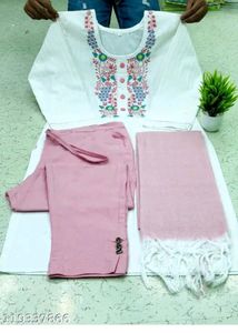 Lowest Price Embroidery Desinger Branded Full Set
