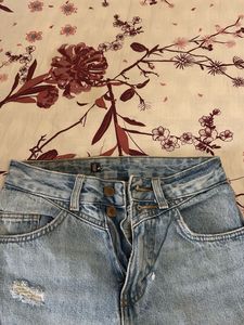 Ripped Light Wash Jeans