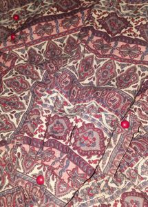 Patterned Button-Up Shirt