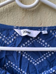 Beautiful 😍 Blue Printed Kurta ❤️