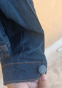 Slim Fit Tailored Indigo Dark Denim Jacket