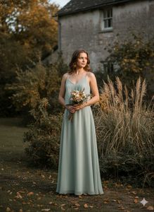 Elegant Green Maxi Dress