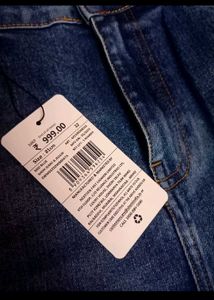 SHEIN BRAND Boot Cut Blue Denim Jeans