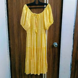 🛍️ Yellow Dress For All Beautiful 😍⭐⭐⭐⭐⭐