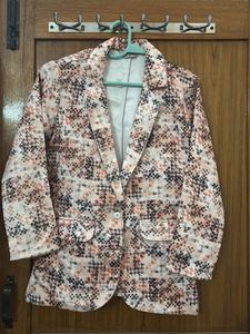 Patterned Blazer