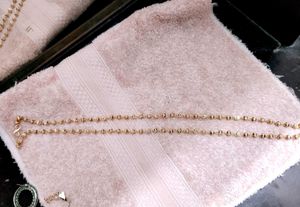 Elegant Gold-Tone Beaded Chain