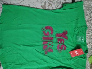 Cute Green Graphic Tee