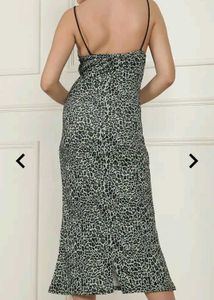 Leopard Print Slip Dress