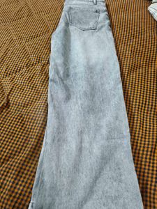 Wide Leg Acid Wash Jeans From Max