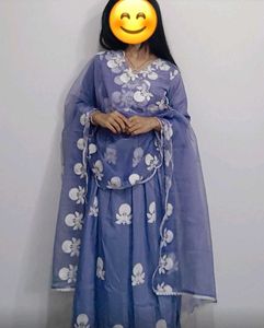 Elegant Purple Kurta Set