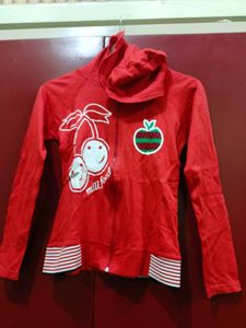 Fancy Girls Full Sleeves Hooded Sweatshirt