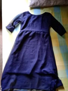 Navy Blue Dress🌀🤍
