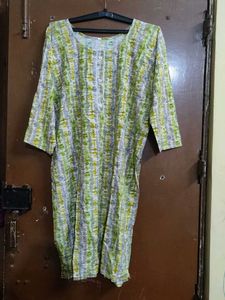 Vintage-Inspired Green Kurti