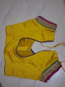 Yellow Embellished Blouse