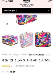 Aesthetic Slang Sling Bag