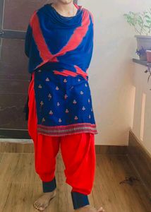 Patiyala Punjabi Suit Full Set Like New 🚫 No Coin