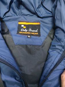 Navy Blue Puffer Jacket