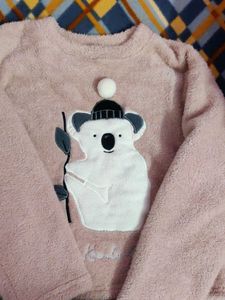 Fuzzy Lounge Pants and top (co ord set)