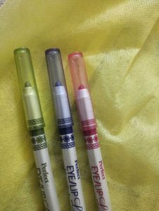 Set Of 3 Metallic Eyeliners