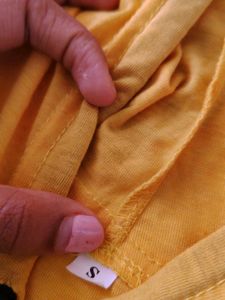 Yellow Crop Hoodie