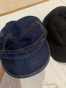 Denim & Black Caps New
